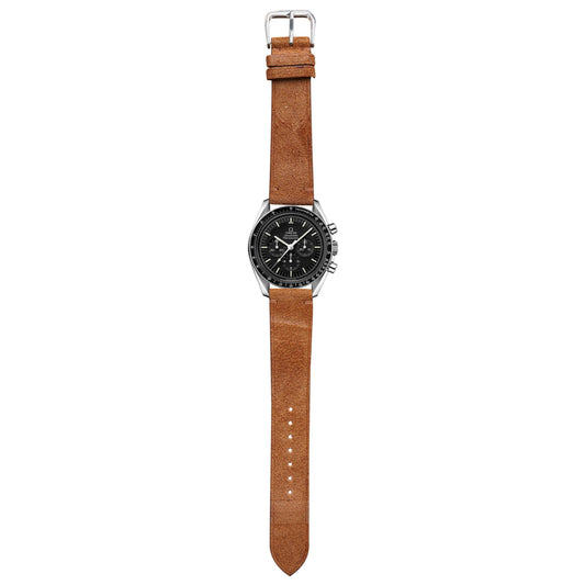 Suede Leather Watch Strap - Whisky