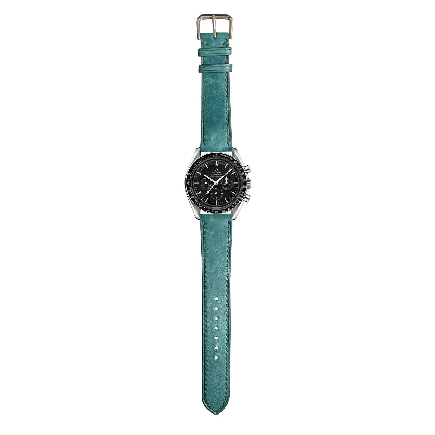 Maya Leather Watch Strap - Turquoise