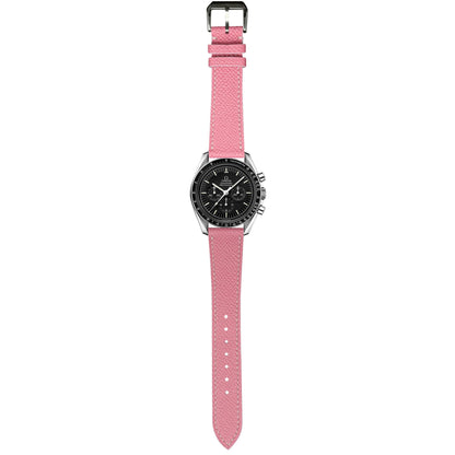 Epsom Leather Watch Strap - Pink