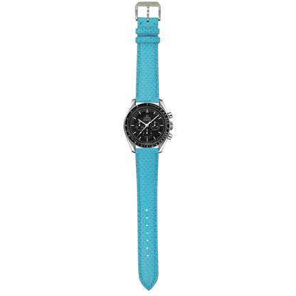 Karung Snake Skin Watch Strap - Tiffany Blue