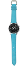 Load image into Gallery viewer, Karung Snake Skin Watch Strap - Tiffany Blue
