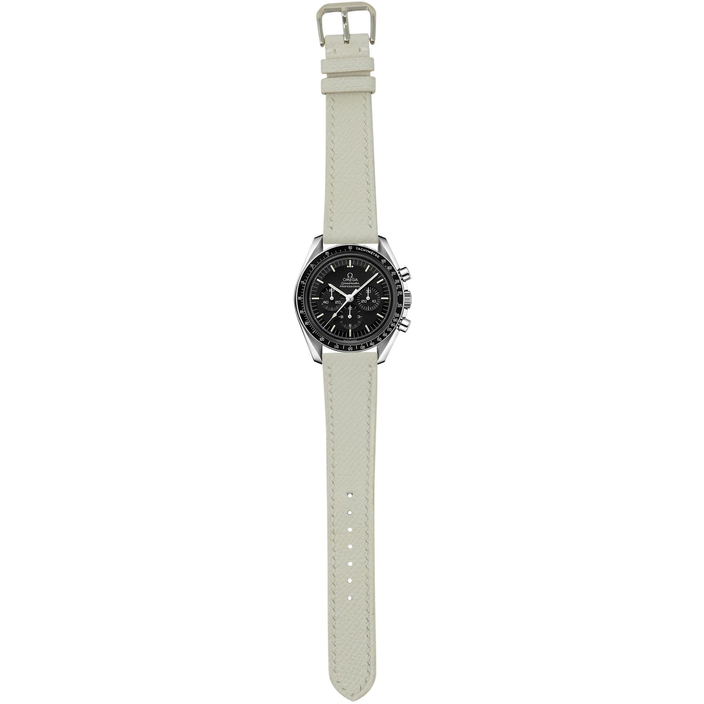 Epsom Leather Watch Strap - White