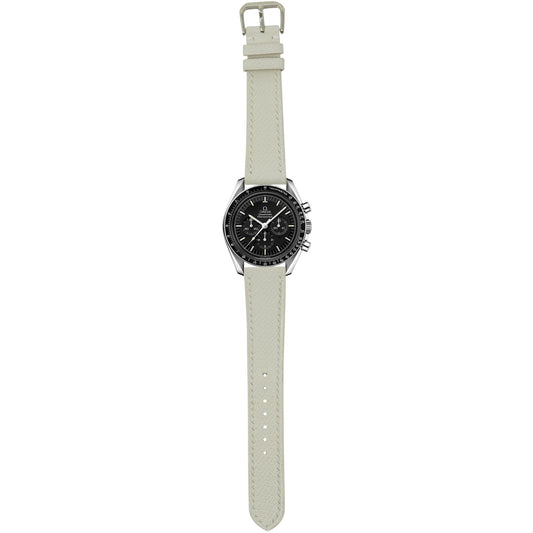 Epsom Leather Watch Strap - White