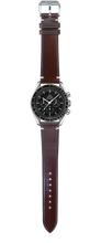 将图片加载到图库查看器，Shell Cordovan Leather Watch Strap - Cognac
