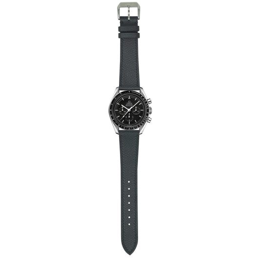 Epsom Leather Watch Strap - Black
