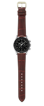 Load image into Gallery viewer, Crocodile Leather Watch Strap - Burgundy
