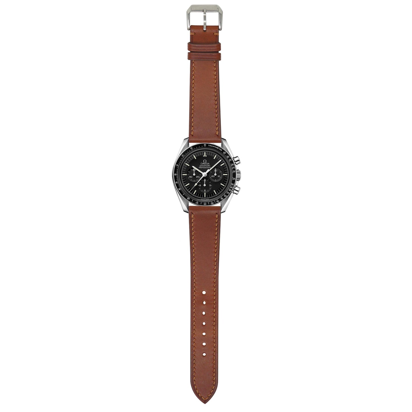 Buttero Leather Watch Strap - Brown