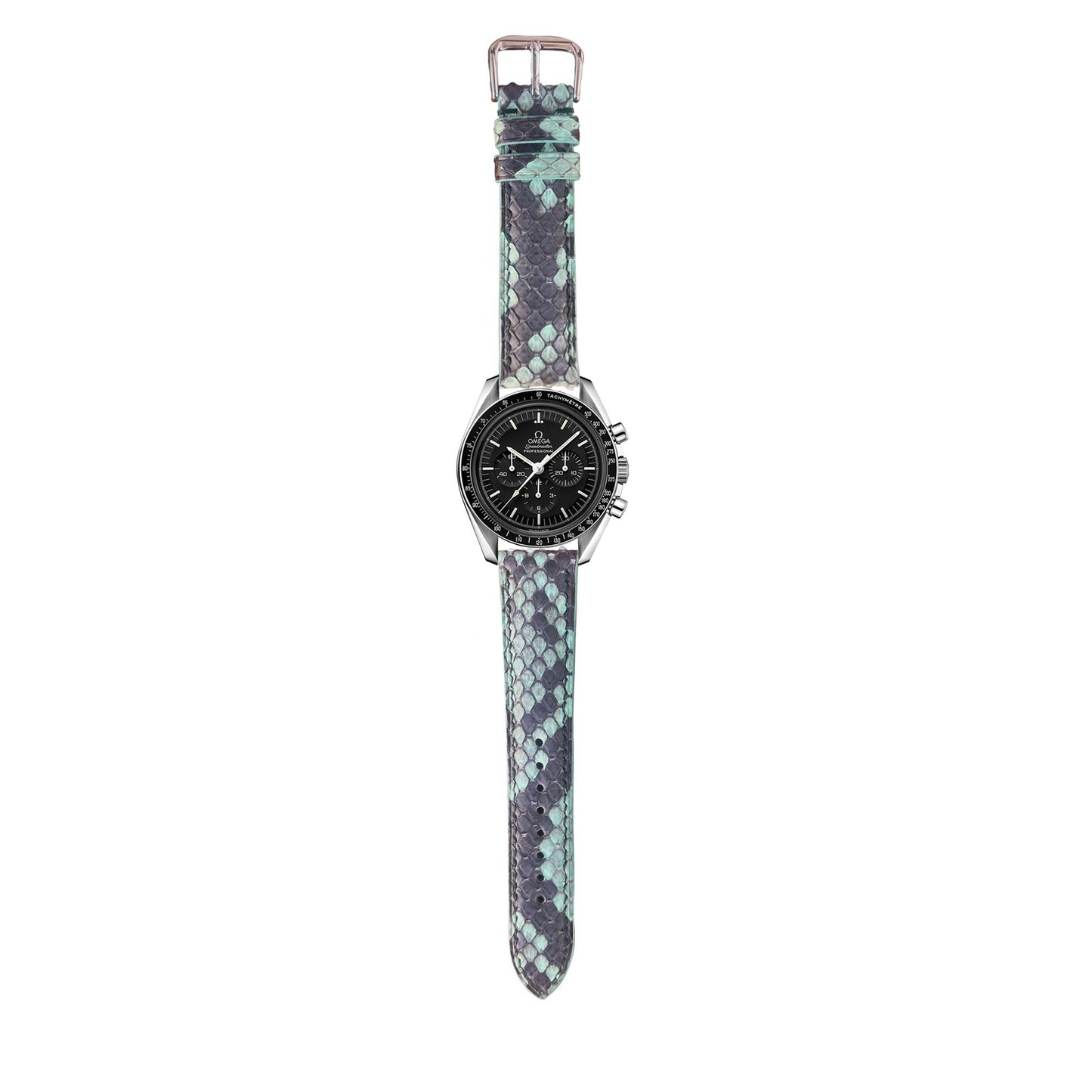 Snake Skin Watch Strap - Green