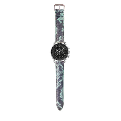 Snake Skin Watch Strap - Green