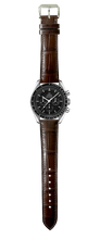 Load image into Gallery viewer, Crocodile Leather Watch Strap - Brown
