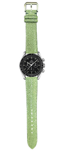 Load image into Gallery viewer, Stingray Leather Watch Strap - Green
