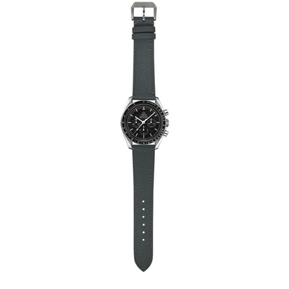 Epsom Leather Watch Strap - Gris Meyer