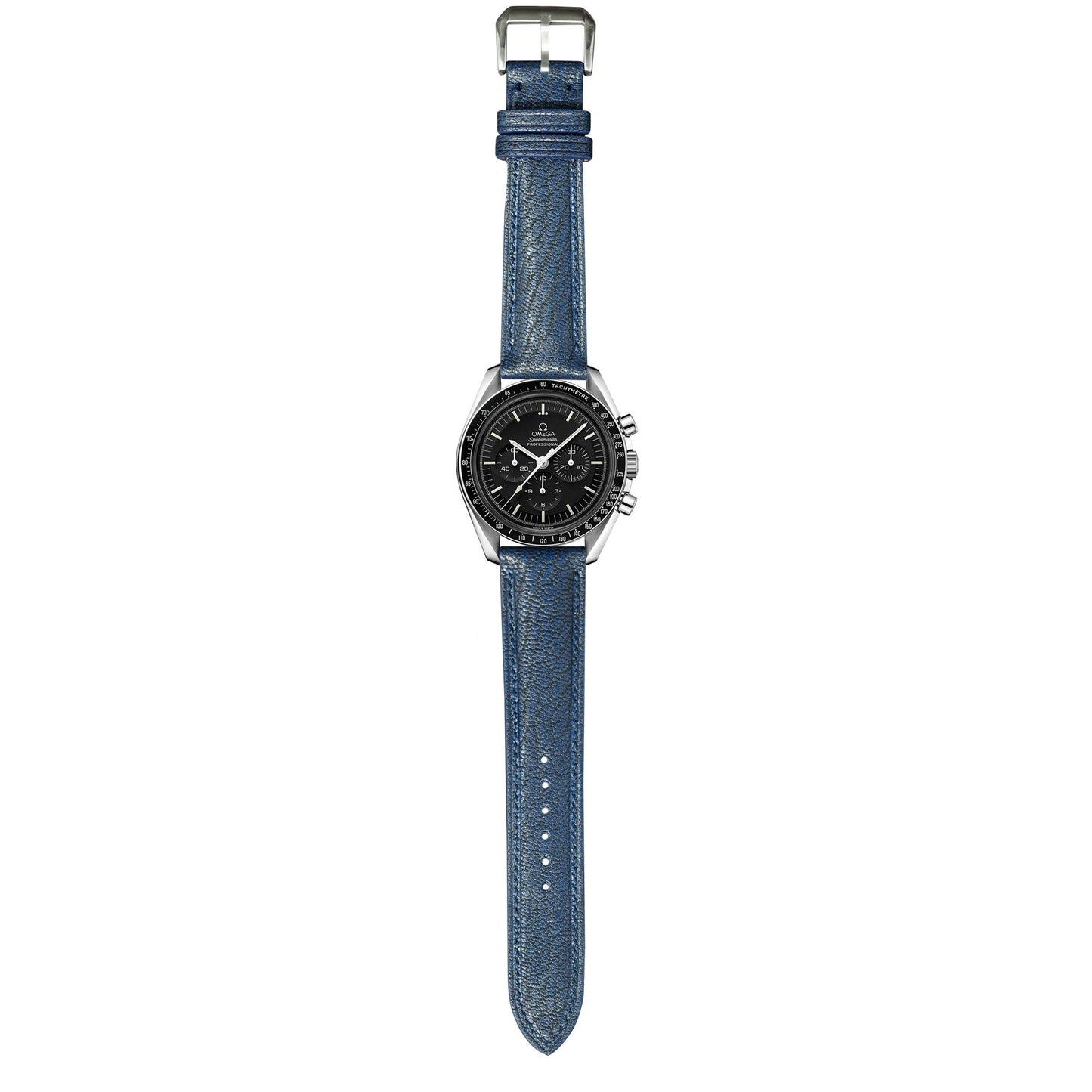 Alran Patnat Goat Leather Watch Strap - Azur
