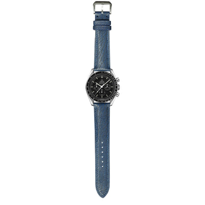 Alran Patnat Goat Leather Watch Strap - Azur