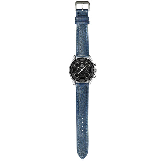 Alran Patnat Goat Leather Watch Strap - Azur