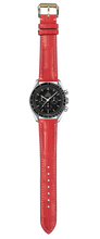 Load image into Gallery viewer, Crocodile Leather Watch Strap - Pink
