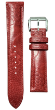 Load image into Gallery viewer, ostrich watch strap - red
