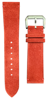 Suede Watch Strap - Red