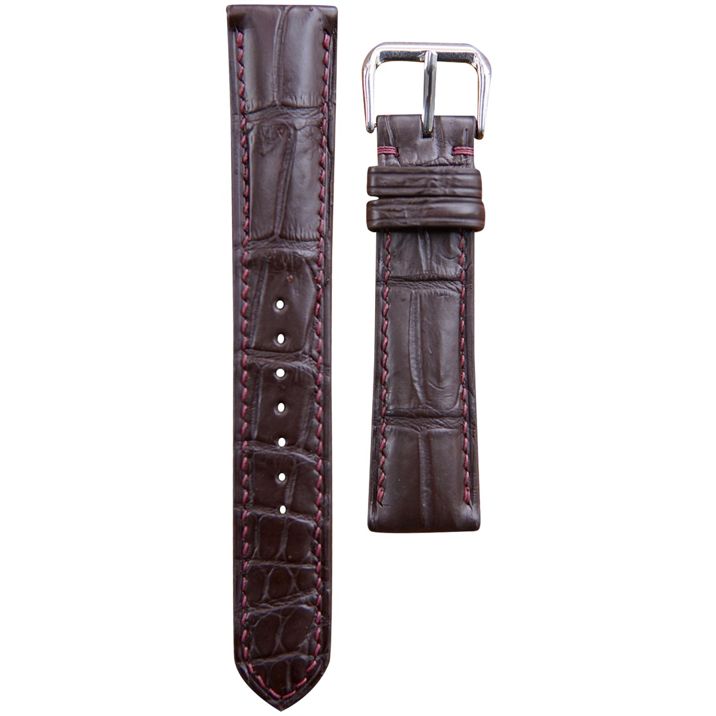 Apple Watch Strap - Crocodile Leather - Brown