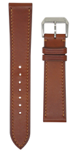 将图片加载到图库查看器，buttero leather watch strap - brown
