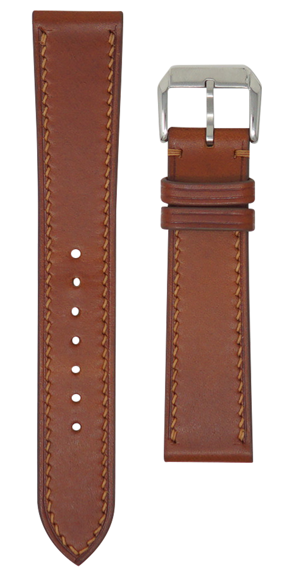 buttero leather watch strap - brown