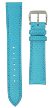 将图片加载到图库查看器，Karung Snake Skin Watch Strap - Tiffany Blue
