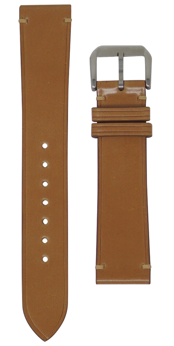 Shell Cordovan Leather Watch Strap - Natural – VGreen