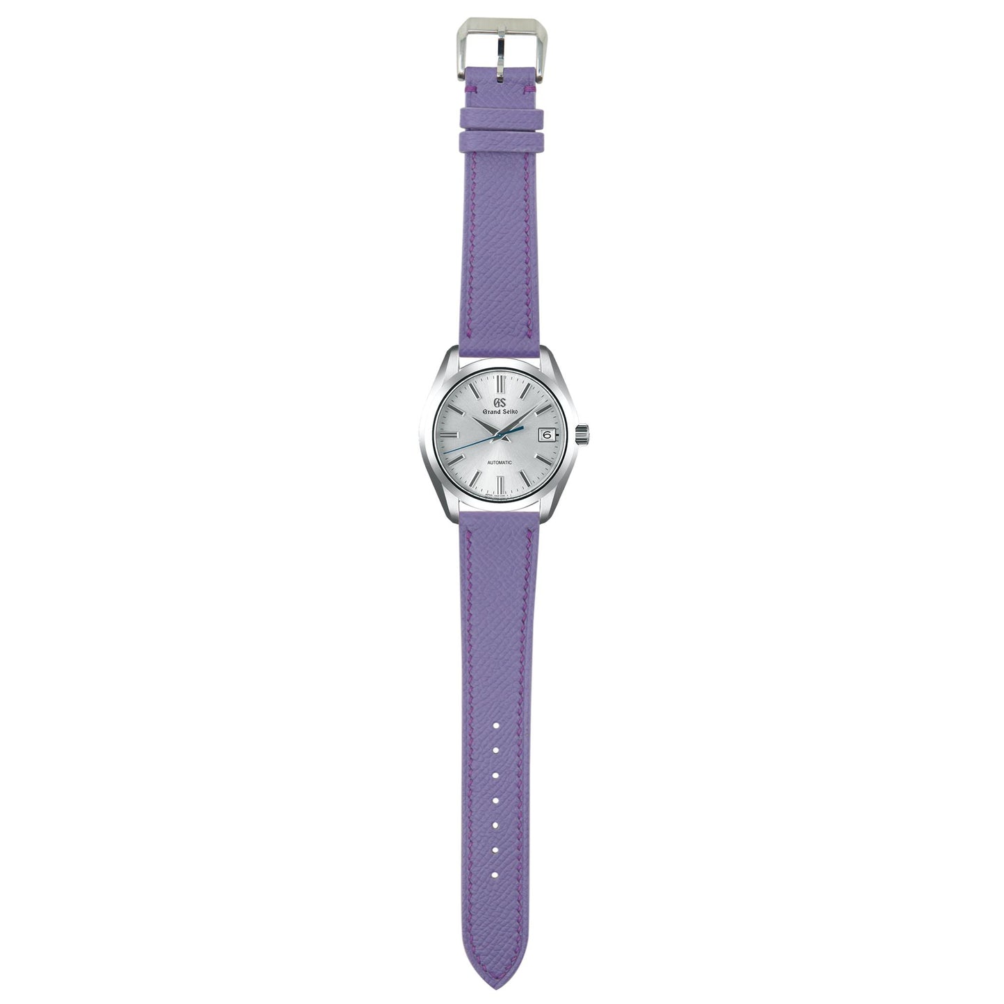 Epsom Leather Watch Strap - Purple