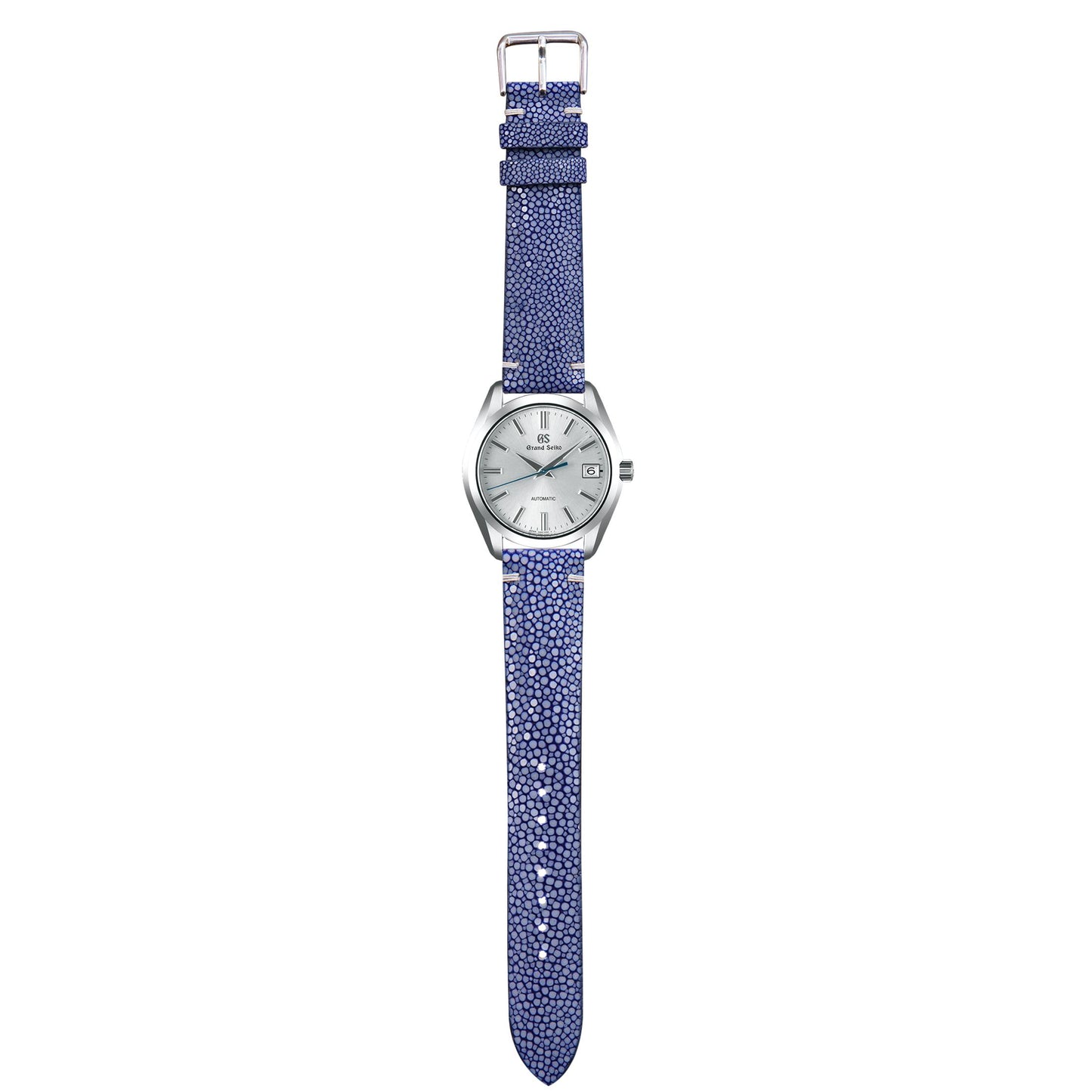 Stingray Leather Watch Strap - Blue