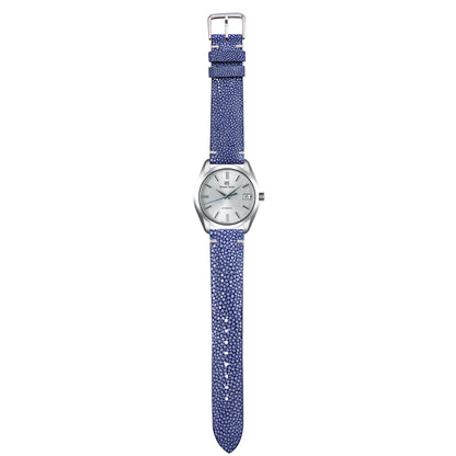 Stingray Leather Watch Strap - Blue