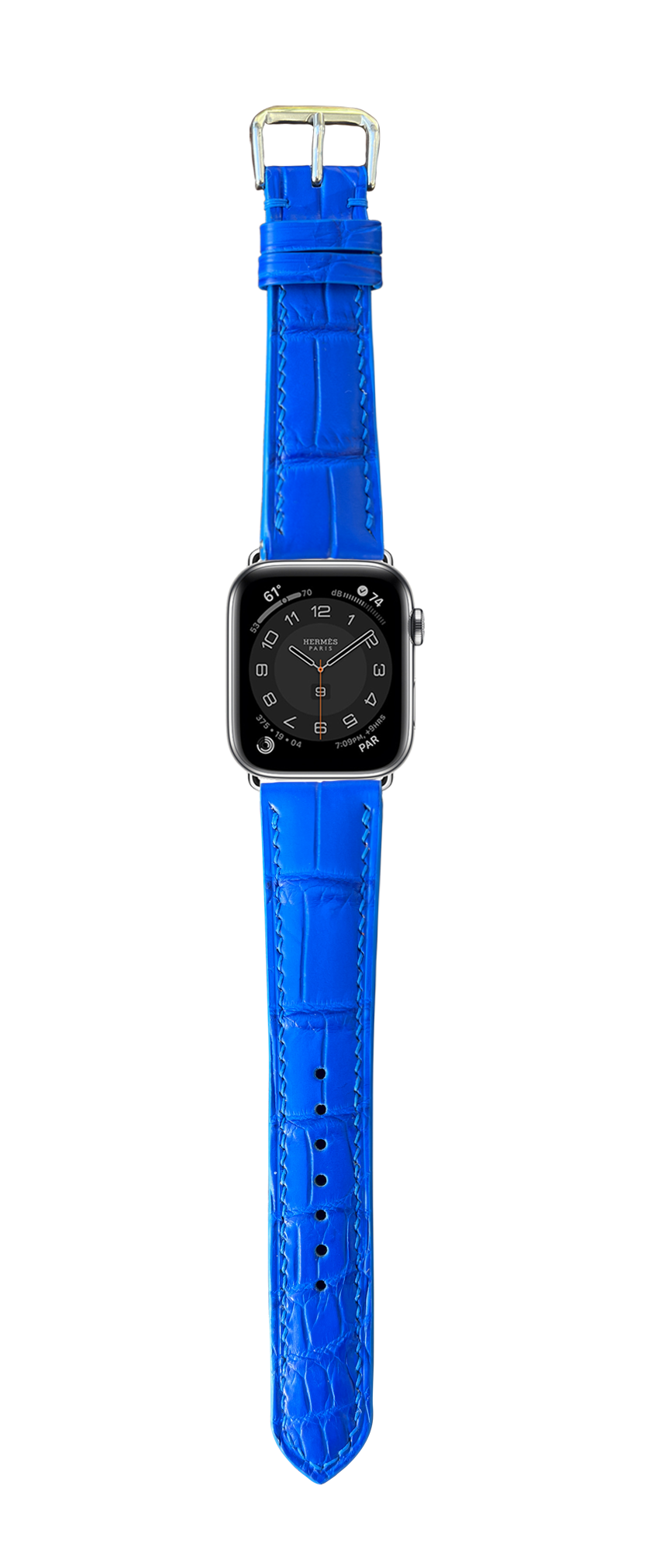 Apple Watch Strap - Crocodile Leather - Blue