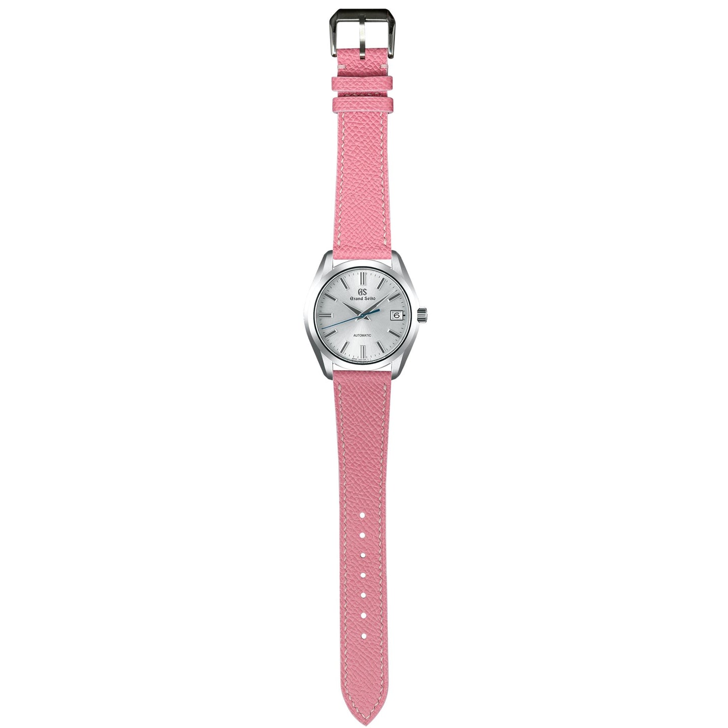 Epsom Leather Watch Strap - Pink