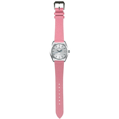 Epsom Leather Watch Strap - Pink