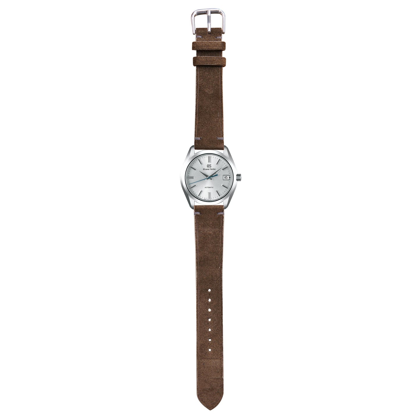 Suede Leather Watch Strap - Dark Gray