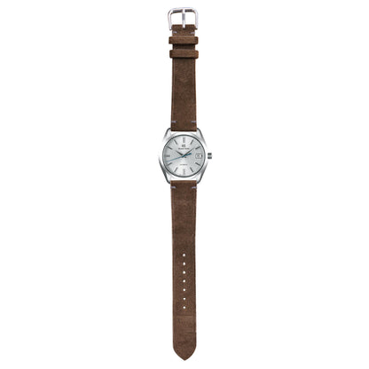 Suede Leather Watch Strap - Dark Gray