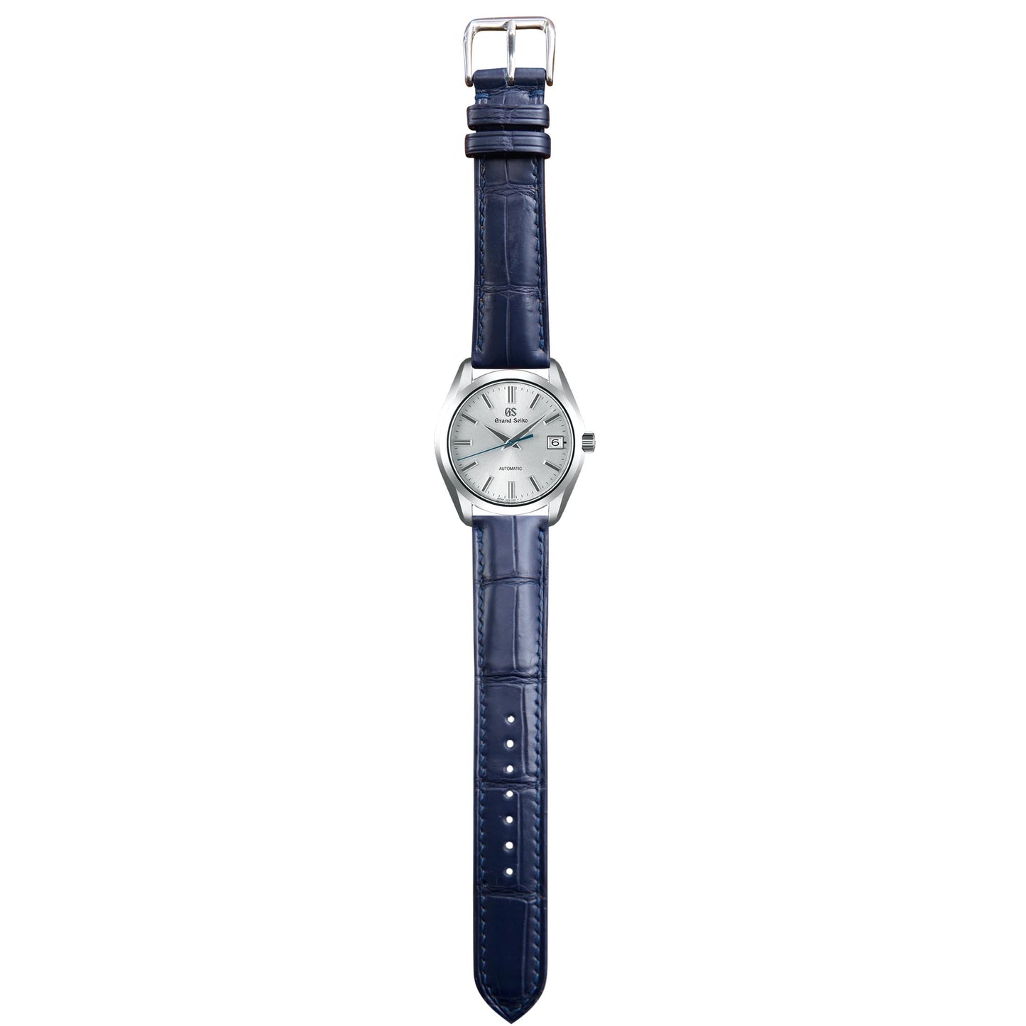 Crocodile Leather Watch Strap - Dark Blue