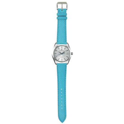 Karung Snake Skin Watch Strap - Tiffany Blue