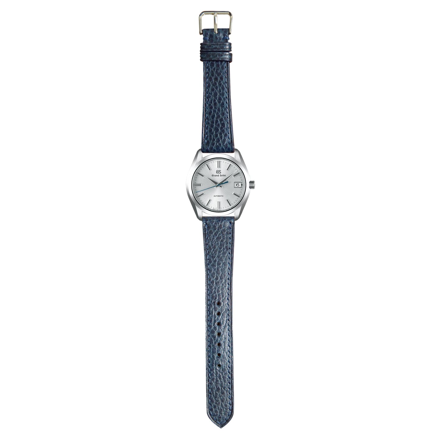 Dollaro Leather Watch Strap - Navy