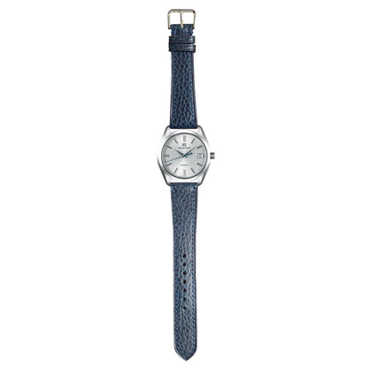 Dollaro Leather Watch Strap - Navy
