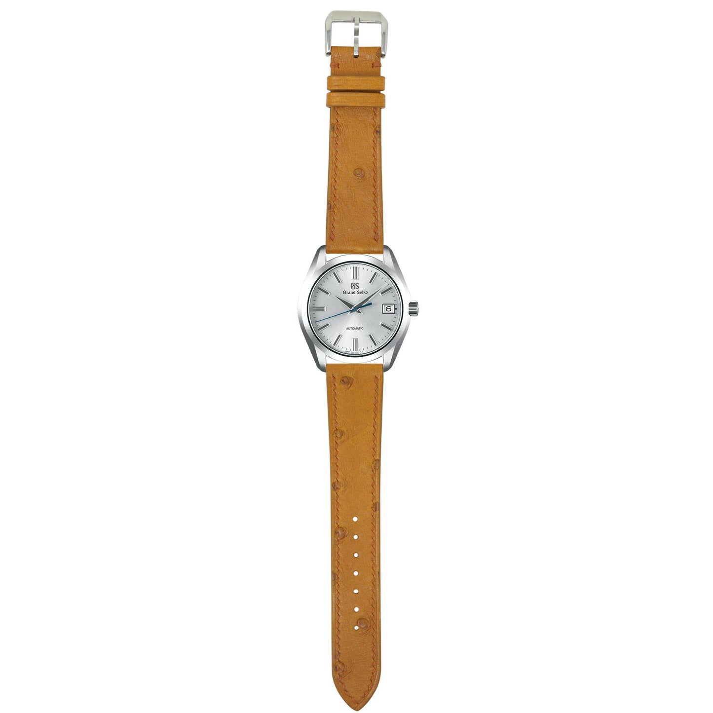 Ostrich Leather Watch Strap - Brown