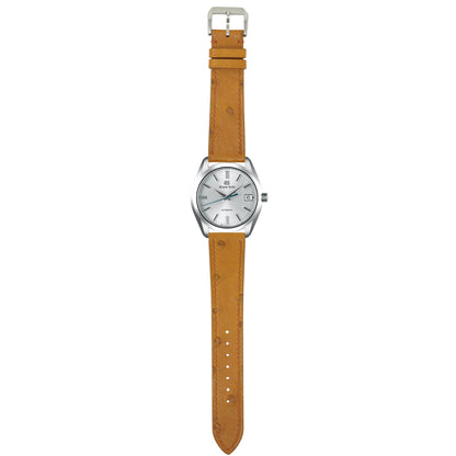 Ostrich Leather Watch Strap - Brown