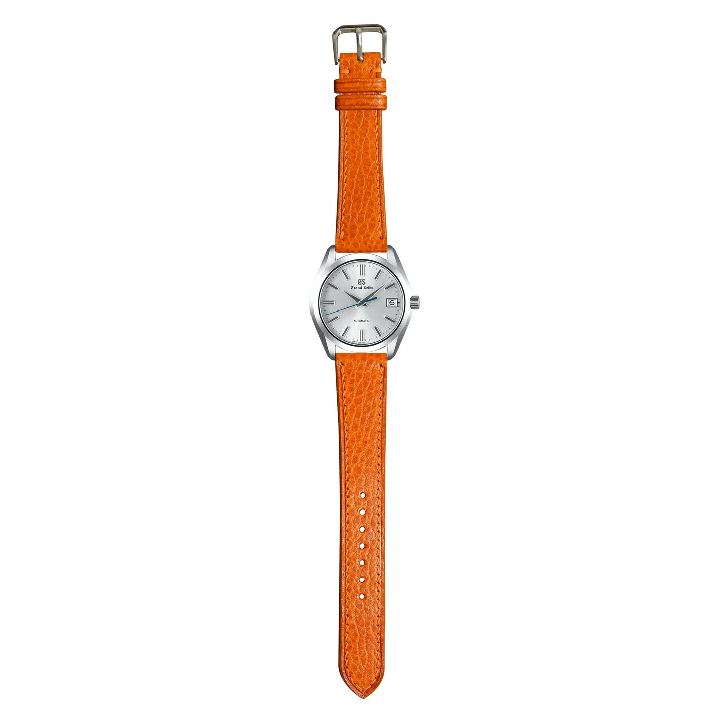 Dollaro Leather Watch Strap - Orange
