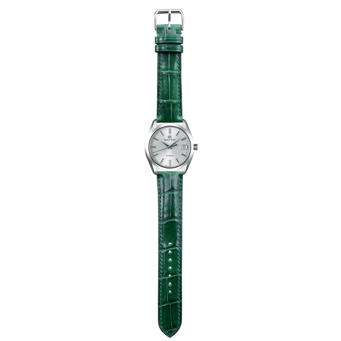 Crocodile Leather Watch Strap - Green