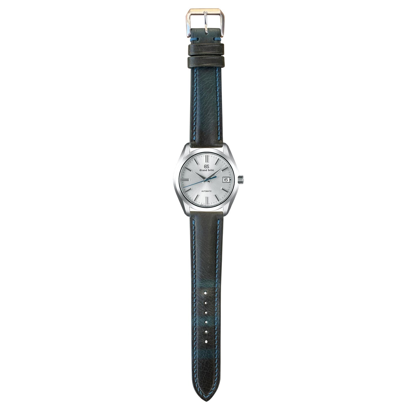 Badalassi Wax Leather Watch Strap - Teal