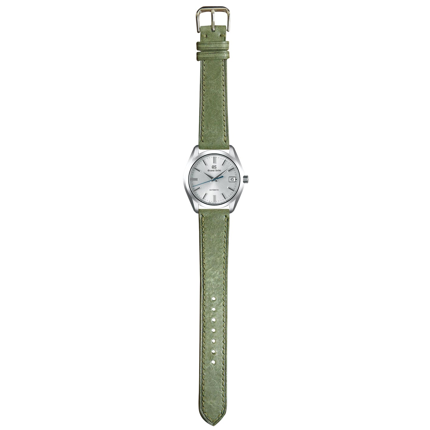 Maya Leather Watch Strap - Dark Green