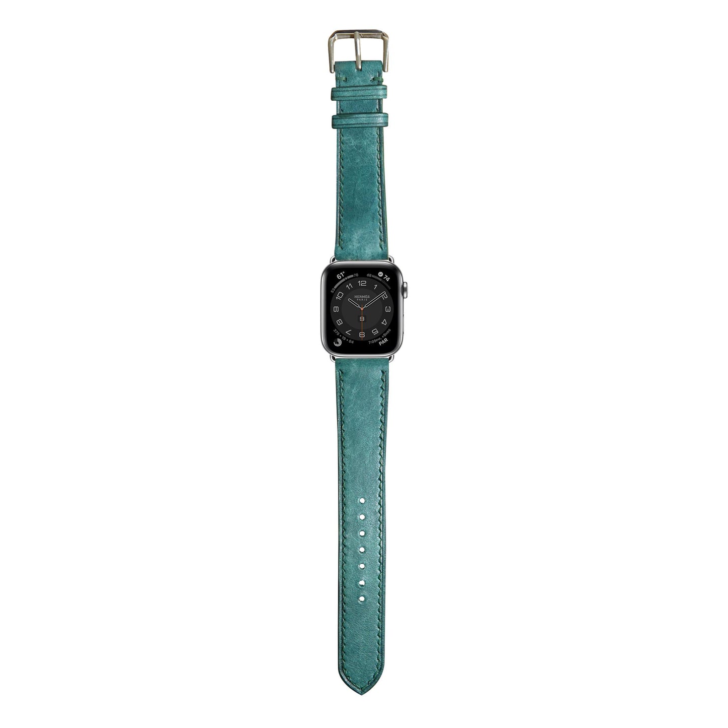 Maya Leather Watch Strap - Turquoise