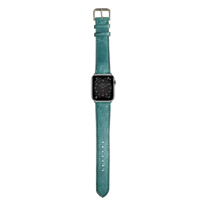 Maya Leather Watch Strap - Turquoise