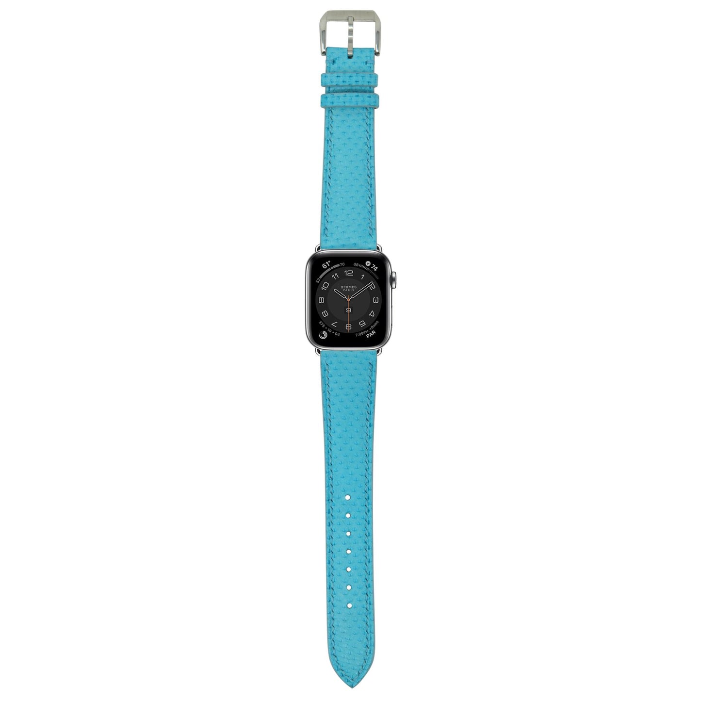 Karung Snake Skin Watch Strap - Tiffany Blue