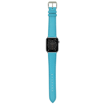 Karung Snake Skin Watch Strap - Tiffany Blue