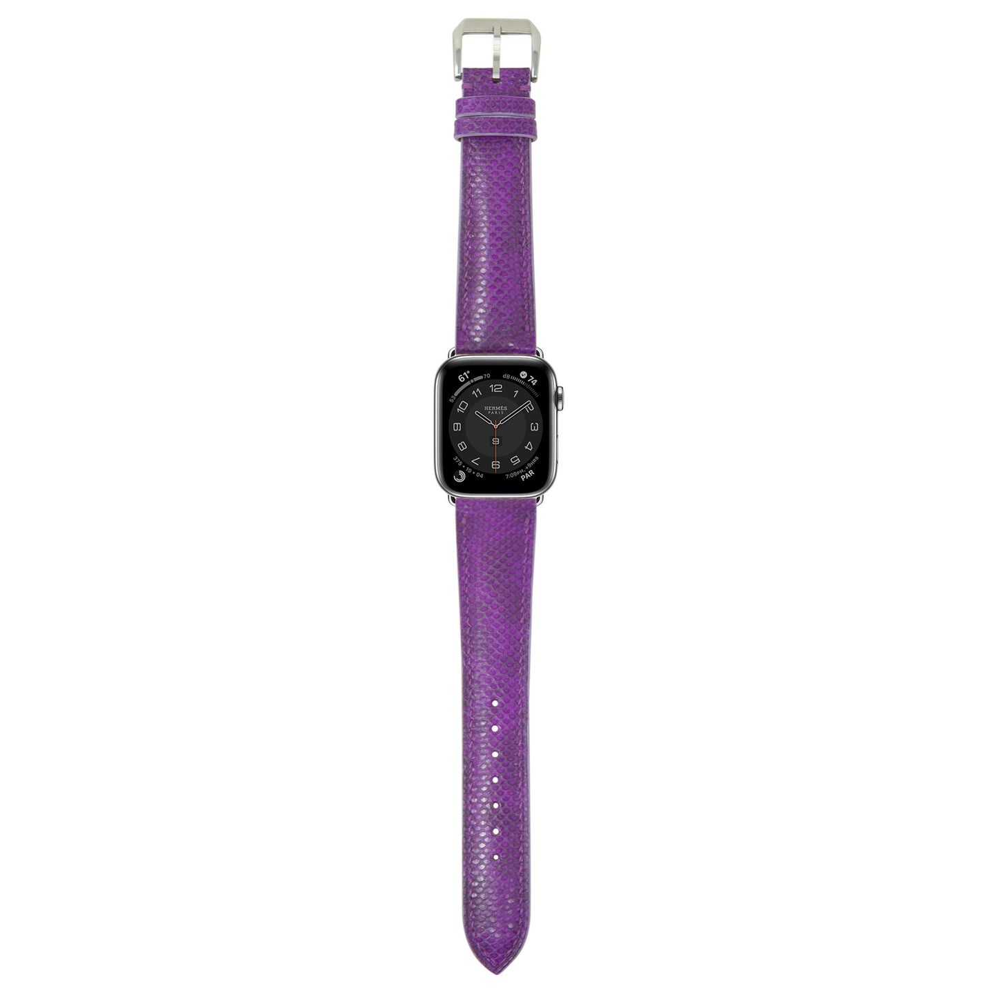 Karung Snake Skin Watch Strap - Purple